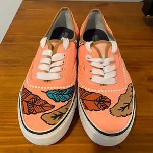 Hand painted canvas sneakers